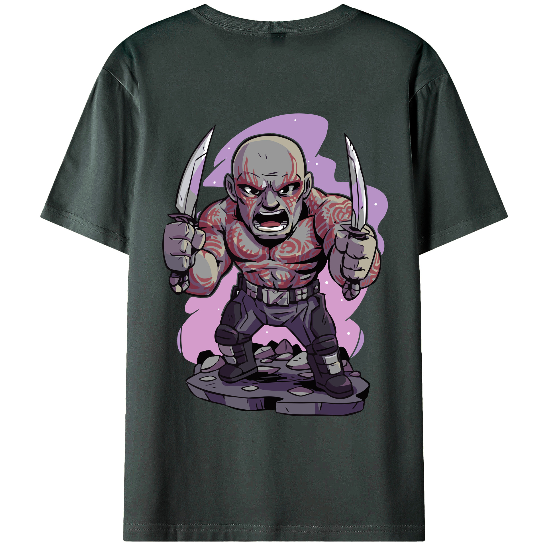 （画像用） アベンジャーズ The Avengers 綿100％ メンズ半袖Tシャツ（バックプリント） 通気性